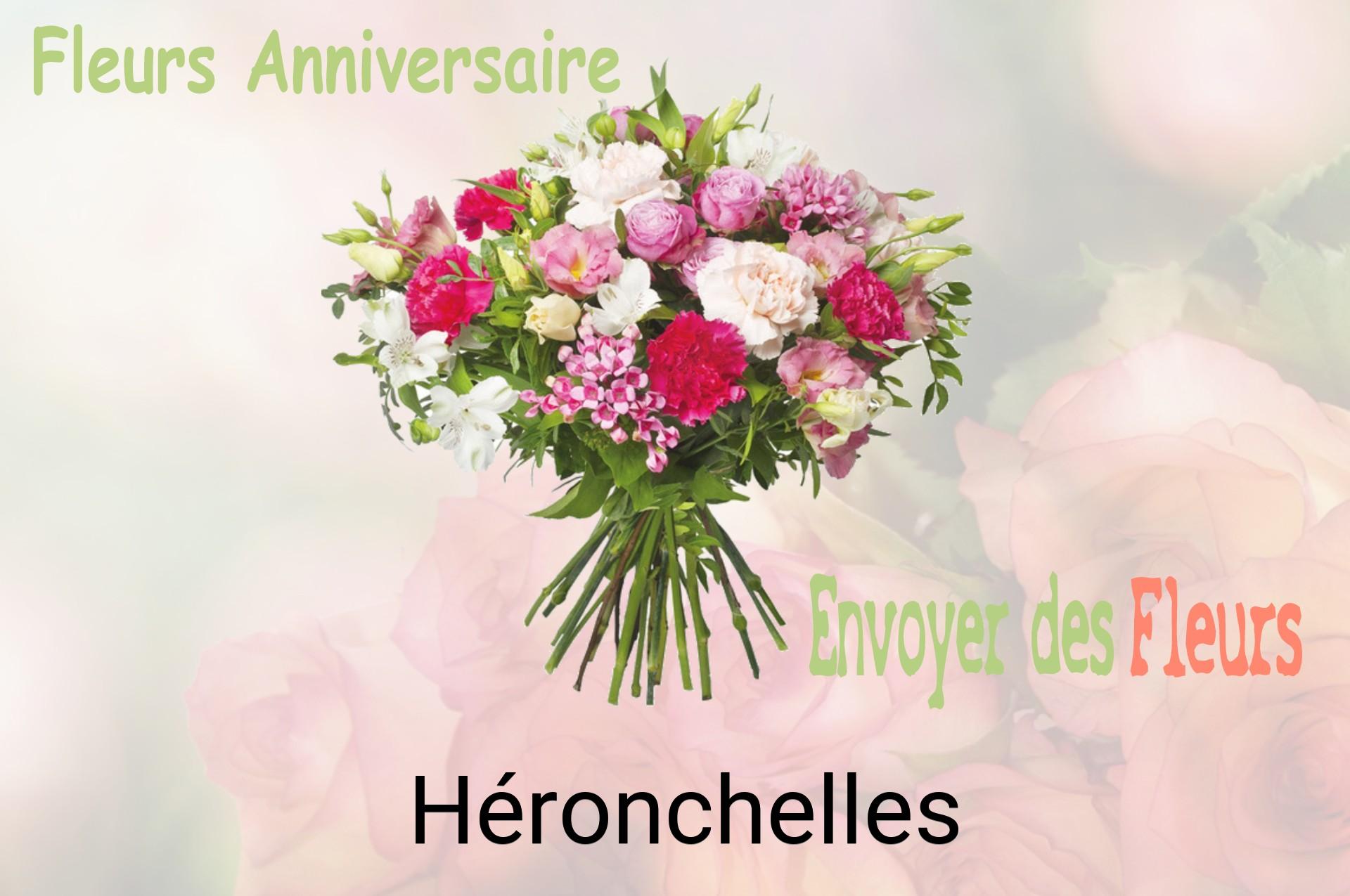 Bouquet de fleurs d’anniversaire livré à Héronchelles